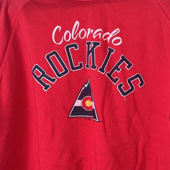NHL VINTAGE HOCKEY SOFT FLEECED SWEATSHIRT M NWT RED - Picture 3 of 9